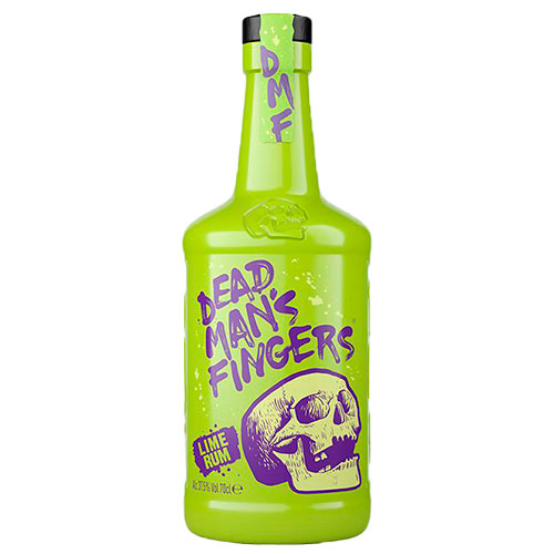 Dead Man's Fingers Lime Rum Green Bottle