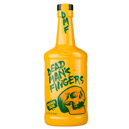 Dead Man's Fingers Mango Rum Yellow Bottle